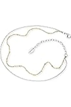 Engelsrufer Twin Moonlight tobillera para mujer, bicolor, acero inoxidable, plata, oro, longitud ajustable, sin níquel, apta para alérgicos