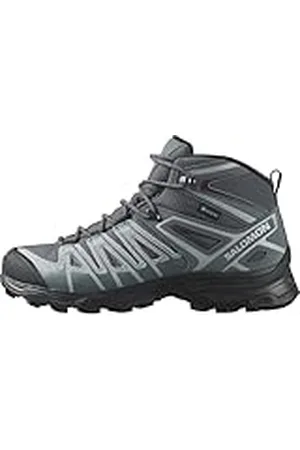 Salomon X Ultra Pioneer Mid Gore-Tex Zapatillas Impermeables Outdoor para Mujer, Cualquier clima, Sujeción del pie segura, Estabilidad y amortiguación, Ebony, 38 2/3