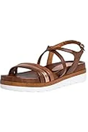 Marco Tozzi 2-2-28403-38, Sandalias Planas Mujer, Chestnut A.C, 40 EU