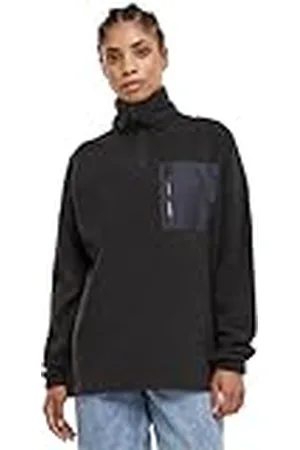 Urban classics Ladies Polar Fleece Troyer Sudadera, , Medium para Mujer