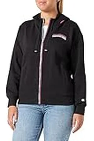 Champion Legacy Color Punch W-Light Powerblend Fleece Full Zip Sudadera con Capucha, , XL para Mujer