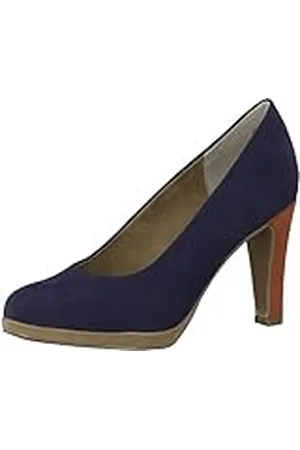 Marco Tozzi 2-2-22441-20, Zapatos de tacón para Mujer, Azul (Navy Multi), 41 EU
