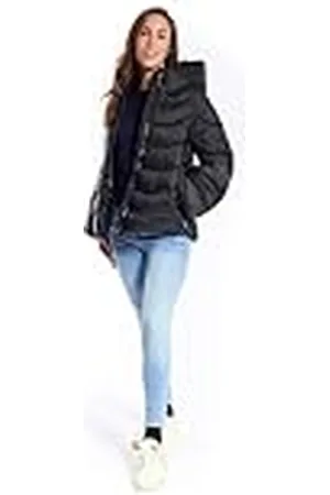 ICEPORT Chaqueta acolchada para mujer La Furíosa negra