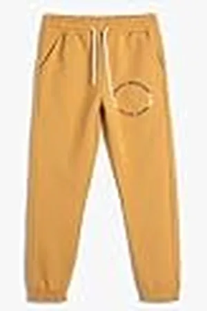 Koton Jogger Sweatpants Pocket Detail Varsity Printed Drawstring Brushed Interior, Pantalones de chándal niños,