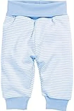 Playshoes Baby-pumphose Interlock Striped, Pantalones de deporte Unisex niños, Azul (White/Blue), 62