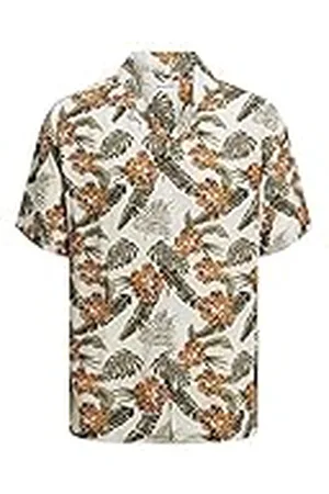 JACK & JONES Jjejeff Resort Floral SS Pls Sn-Camiseta Camisa, , 3XL para Hombre