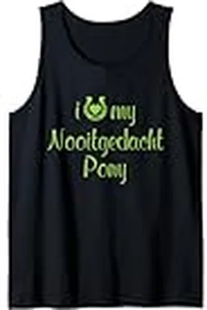 Hip Entrenador de espectáculos ecuestres I Love My Nooitgedacht Pony Horse Camiseta sin Mangas