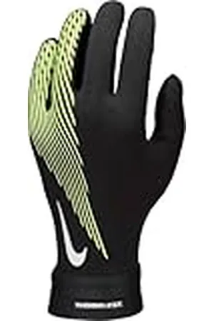 Nike Guantes para niños Academy Thermafit Ho24, Color Negro/Negro/voltio, Talla L