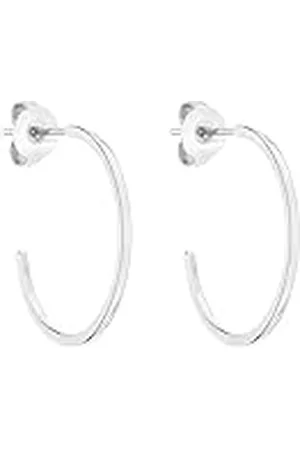 Tamaris Pendientes de aro, 2,3 cm, Acero inoxidable, Sin piedras preciosas