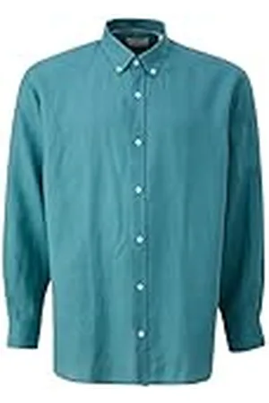 QS by s.Oliver 2148418 Camisa de Lino de Manga Larga, , 4XL para Hombre