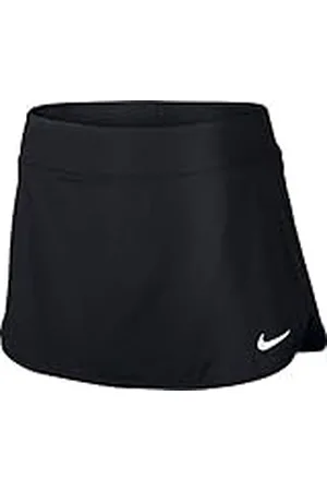 Nike Pure, Falda de Tenis para Mujer, Negro (Black/ White), S