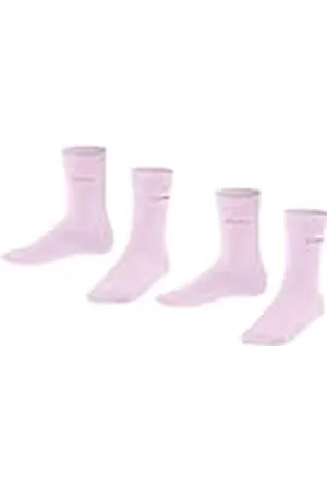 ESPRIT Foot Logo 2-Pack Calcetines Unisex - Niños Algodón Negro Gris Más Colores Para Niño De Resistencia En Los Pies Para Verano 2 Pares