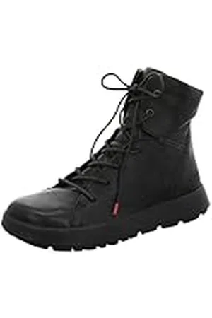 Think! Comoda Lana Virgen curtida, sin Cromo, Botas para Nieve Mujer, 0 Negro, 38.5 EU