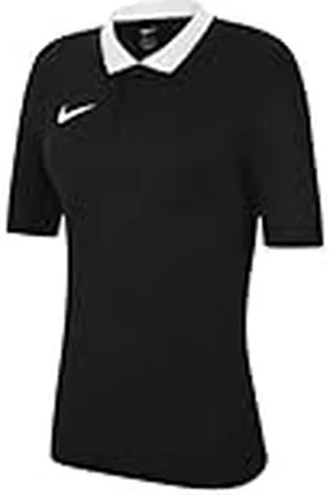 Nike Park20, Camisa Polo, Negro/Blanco/Blanco, S, Mujer