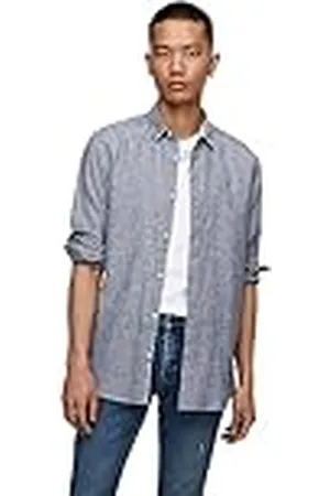 Only & Sons Onscaiden LS Solid Linen Shirt Noos Camisa, , M para Hombre