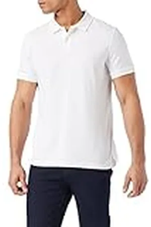 Marc O’ Polo Marc OߴPolo Hombre Polo de manga corta de algodón orgánico Regular fit, (White), M