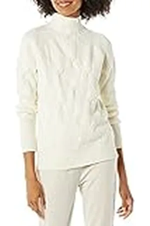 Amazon Jersey Trenzado de Cuello Chimenea y Suave al Tacto Mujer, , S