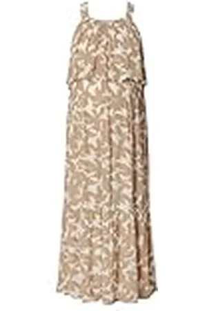Noppies Han Nursing Dress Sleeveless Allover Print Vestido, White Pepper Big Flower-N231, XL para Mujer