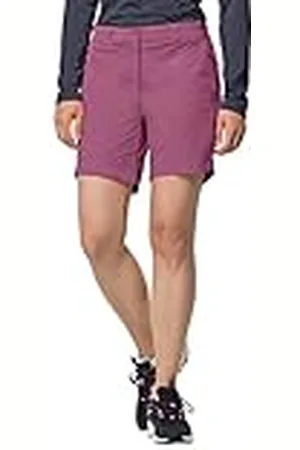 Jack Wolfskin Peak Short W Pantalones Cortos, Cuarzo Violeta, 46 para Mujer