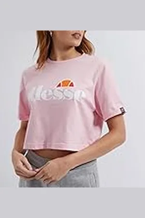 Ellesse Alberta Camiseta de Manga Corta para Mujer, Mujer, Camiseta, SGS04484, Rosa Claro, 16