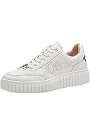 QS by s.Oliver 5-23665-42, Zapatillas Mujer, Blanco , 36 EU