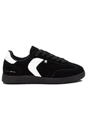 Xti Zapatilla Mujer Negro - Calzado Cómodo y Versátil - Moda Casual - Modelo 14339702 (Talla 40)