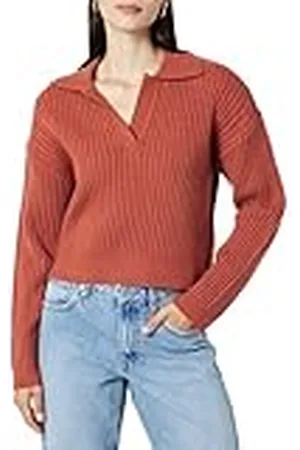 THE DROP Marcy Polo Acanalado para Mujer, , M