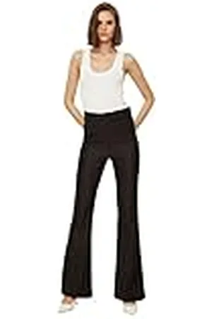 Trendyol High Waist Spanish Trousers Calzoncillos, 42 De Las Mujeres
