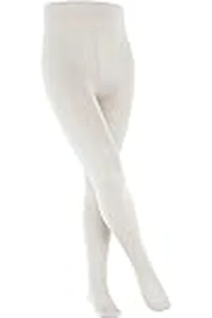 Falke Cotton Touch K Ti algodón gruesas lisas 1 pieza, Pantimedias Unisex niños, , 152-164