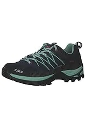 CMP Rigel Low WMN Trekking Shoe WP, Zapatos de Trekking, Mujer, Blue-Acqua, 38 EU