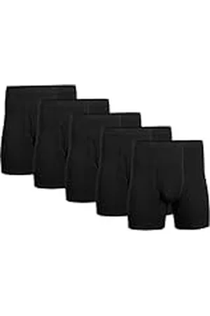 Gildan Covered Waistband Boxer Briefs, Multipack Ropa Interior de Hombres, , M