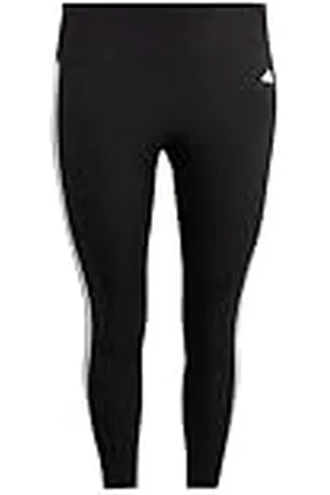 adidas Mujer Train Essentials 3-Stripes High-Waisted 7/8 Leggings (Plus Size), , XXL Plus