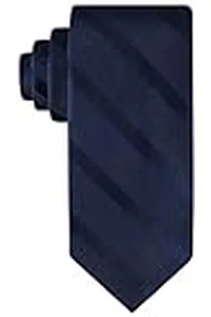 Tommy Hilfiger Corbata clásica de Rayas con Textura sólida, , Taille Unique para Hombre