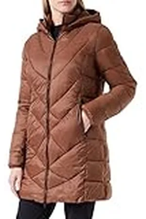 CMP Parka de mujer con capucha desmontable, camellos, XS