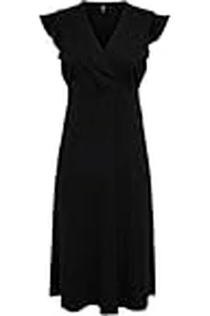 ONLY Onlmay Life S/L Wrap Midi Dress Jrs Keid, , XL Mujeres