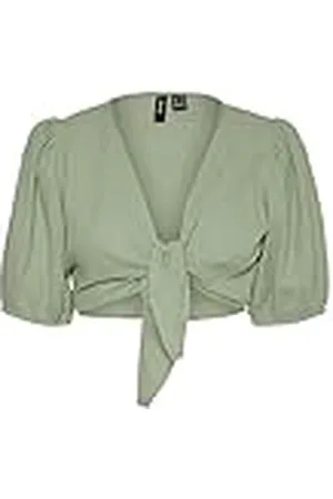 VERO MODA VMNATALI NIA 2/4 Knot Top WVN Camiseta sin Mangas, , S De Las Mujeres