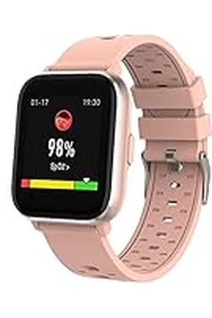Denver Reloj Inteligente Bluetooth SW-164ROSE. Medición de Temperatura Corporal, oxígeno en Sangre y frecuencia cardíaca. Monitor Actividad Deportiva. Compatible iOS y Android.