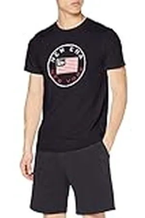 New Era Ne Established Flag tee Camiseta de Manga Corta, Hombre, , S