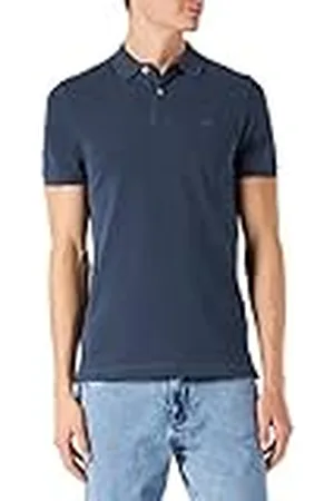 Marc O’ Polo Marc OߴPolo Hombre Polo de manga corta de tejido elástico Shaped fit, (Kashmir Blue), XL