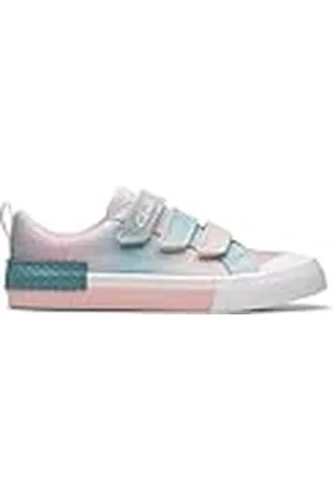 Clarks Foxingbrill K, Zapatillas Niñas, Pastel, 1.5 UK