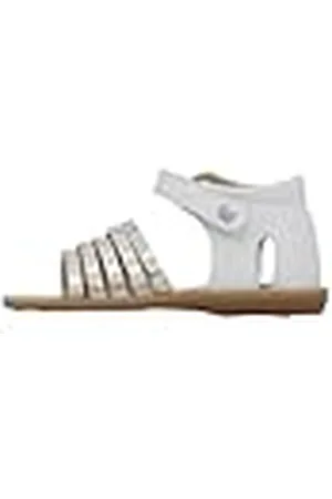 Naturino Sandalias de piel, Blanco-Platino 24