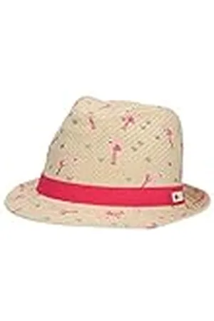Sterntaler Sombrero Infantil de Paja con diseño de Flamen Gorro, , 47 para Niñas