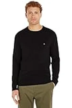 Tommy Hilfiger Jersey Hombre Essential Cotton Crew Neck de Algodón, , XL
