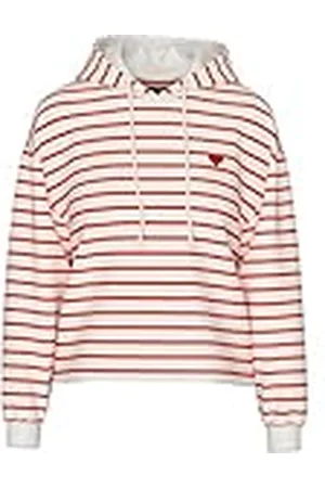 Pieces® Hoodie Pcchilli LS Sudadera con Capucha Stripes Emb Noos BC, , M para Mujer