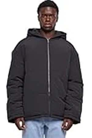 Urban classics Hooded Block Puffer Jacket Chaqueta, , S para Hombre