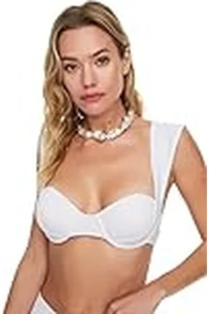 Trendyol Parte Superior de Bikini Cubierta Gruesa, , 44 para Mujer