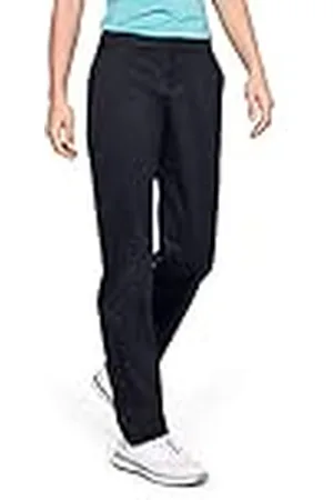 Under Armour UA Storm Rain Pant Pantalón de Golf, Mujer, Negro, MD