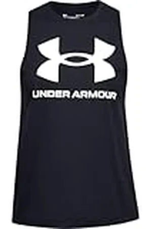 Under Armour UA Live Sportstyle Tank Top Camiseta sin mangas para mujer, camiseta de deporte de secado rápido, color / blanco
