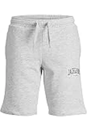 JACK & JONES Jpstjosh Sweat Shorts Amt Jnr Pantalones Cortos de chándal, Color Blanco, 152 para Niños
