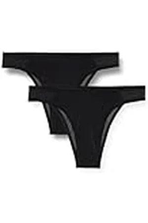 Sloggi Mujer Soft Adapt Tiny Tanga 2P, Negro, L